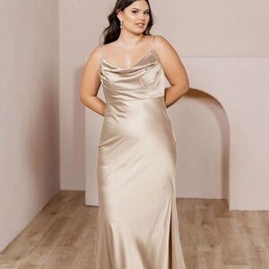 Revelry Skye Satin Dress